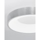 Triac Dimmable Brushed Silver Aluminium & Acrylic LED 30 Watt 230 Volt 1845Lm 3000K IP20 D: 38 H: 9 cm 