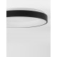 4000K Triac Dimmable Sandy Black Aluminium & Acrylic LED 50 Watt 230 Volt 2864Lm IP20 D: 60 H: 9 cm 