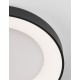 3000K Triac Dimmable Sandy Black Aluminium & Acrylic LED 50 Watt 230 Volt 2864Lm IP20 D: 60 H: 9 cm 