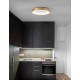 Triac Dimmable Brushed Gold Aluminium & Acrylic LED 50 Watt 230 Volt 2864Lm 3000K IP20 D: 60 H: 9 cm 