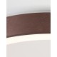 Triac Dimmable Brushed Coffee Aluminium & Acrylic LED 50 Watt 230 Volt 2864Lm 3000K IP20 D: 60 H: 9 cm 
