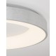 Triac Dimmable Brushed Silver Aluminium & Acrylic LED 50 Watt 230 Volt 2864Lm 3000K IP20 D: 60 H: 9 cm 