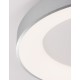 Triac Dimmable Brushed Silver Aluminium & Acrylic LED 50 Watt 230 Volt 2864Lm 3000K IP20 D: 60 H: 9 cm 