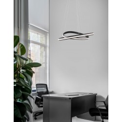 Triac Dimmable Sandy White Aluminium & Acrylic LED 45 Watt 230 Volt 2364Lm 3000K IP20 D: 59 H: 120 cm Adjustable Height & Rotati