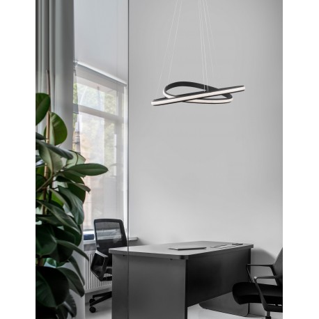 Triac Dimmable Sandy White Aluminium & Acrylic LED 45 Watt 230 Volt 2364Lm 3000K IP20 D: 59 H: 120 cm Adjustable Height & Rotati