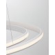 Triac Dimmable Sandy White Aluminium & Acrylic LED 45 Watt 230 Volt 2364Lm 3000K IP20 D: 59 H: 120 cm Adjustable Height & Rotati