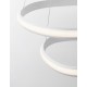 Triac Dimmable Sandy White Aluminium & Acrylic LED 45 Watt 230 Volt 2364Lm 3000K IP20 D: 59 H: 120 cm Adjustable Height & Rotati