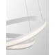 Triac Dimmable Sandy White Aluminium & Acrylic LED 45 Watt 230 Volt 2364Lm 3000K IP20 D: 59 H: 120 cm Adjustable Height & Rotati