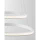 Triac Dimmable Sandy White Aluminium & Acrylic LED 45 Watt 230 Volt 2364Lm 3000K IP20 D: 59 H: 120 cm Adjustable Height & Rotati