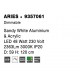 Triac Dimmable Sandy White Aluminium & Acrylic LED 45 Watt 230 Volt 2364Lm 3000K IP20 D: 59 H: 120 cm Adjustable Height & Rotati