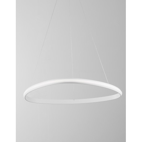 Triac Dimmable Sandy White Aluminium & Acrylic LED 33 Watt 230 Volt 2177Lm 3000K IP20 D: 74 H: 120 cm Adjustable Height 