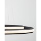 Triac Dimmable Sandy Black Aluminium & Acrylic LED 45 Watt 230 Volt 2364Lm 3000K IP20 D: 59 H: 120 cm Adjustable Height & Rotati