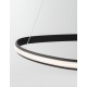 Triac Dimmable Sandy Black Aluminium & Acrylic LED 33 Watt 230 Volt 2177Lm 3000K IP20 D: 74 H: 120 cm Adjustable Height 