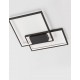 Triac Dimmable Sandy Black Steel Aluminium & Acrylic LED 30 Watt 230 Volt 2030Lm 3000K IP20 L: 45 W:45 H: 4 cm 