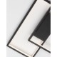 Triac Dimmable Sandy Black Steel Aluminium & Acrylic LED 30 Watt 230 Volt 2030Lm 3000K IP20 L: 45 W:45 H: 4 cm 
