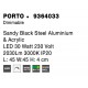 Triac Dimmable Sandy Black Steel Aluminium & Acrylic LED 30 Watt 230 Volt 2030Lm 3000K IP20 L: 45 W:45 H: 4 cm 