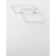 Triac Dimmable Sandy White Steel Aluminium & Acrylic LED 30 Watt 230 Volt 2030Lm 3000K IP20 L: 45 W:45 H: 4 cm 
