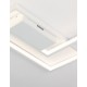 Triac Dimmable Sandy White Steel Aluminium & Acrylic LED 30 Watt 230 Volt 2030Lm 3000K IP20 L: 45 W:45 H: 4 cm 