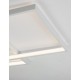 Triac Dimmable Sandy White Steel Aluminium & Acrylic LED 30 Watt 230 Volt 2030Lm 3000K IP20 L: 45 W:45 H: 4 cm 