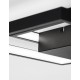 Triac Dimmable Sandy Black Steel Aluminium & Acrylic LED 30 Watt 230 Volt 2030Lm 3000K IP20 L: 42.5 W: 42.5 H: 6 cm 