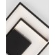 Triac Dimmable Sandy Black Steel Aluminium & Acrylic LED 30 Watt 230 Volt 2030Lm 3000K IP20 L: 42.5 W: 42.5 H: 6 cm 