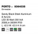 Triac Dimmable Sandy Black Steel Aluminium & Acrylic LED 30 Watt 230 Volt 2030Lm 3000K IP20 L: 42.5 W: 42.5 H: 6 cm 