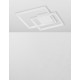 Triac Dimmable Sandy White Steel Aluminium & Acrylic LED 30 Watt 230 Volt 2030Lm 3000K IP20 L: 42.5 W:42.5 H: 6 cm 
