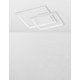 Triac Dimmable Sandy White Steel Aluminium & Acrylic LED 30 Watt 230 Volt 2030Lm 3000K IP20 L: 42.5 W:42.5 H: 6 cm 