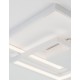 Triac Dimmable Sandy White Steel Aluminium & Acrylic LED 30 Watt 230 Volt 2030Lm 3000K IP20 L: 42.5 W:42.5 H: 6 cm 