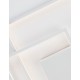 Triac Dimmable Sandy White Steel Aluminium & Acrylic LED 30 Watt 230 Volt 2030Lm 3000K IP20 L: 42.5 W:42.5 H: 6 cm 