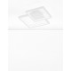 Sandy White Steel Aluminium & Acrylic LED 19 Watt 230 Volt 1342Lm 3000K IP20 L: 32 W: 32 H: 6 cm 