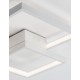 Sandy White Steel Aluminium & Acrylic LED 19 Watt 230 Volt 1342Lm 3000K IP20 L: 32 W: 32 H: 6 cm 