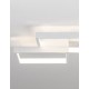 Sandy White Steel Aluminium & Acrylic LED 19 Watt 230 Volt 1342Lm 3000K IP20 L: 32 W: 32 H: 6 cm 