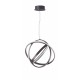 Triac Dimmable Black Purple Aluminium & Acrylic LED 53 Watt 230 Volt 2627Lm 3000K IP20 D: 50 H: 150 cm Adjustable Height & Adjus