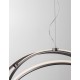 Triac Dimmable Black Purple Aluminium & Acrylic LED 63 Watt 230 Volt 3043Lm 3000K IP20 D: 70 H: 150 cm Adjustable Height & Adju