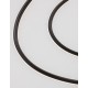 Triac Dimmable Sandy Black Aluminium & Acrylic LED 55 Watt 230 Volt 2475Lm 3000K IP20 D: 80 W: 40 H: 120 cm Adjustable Height 