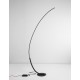 Dimmable Sandy Black Aluminium & Acrylic LED 30 Watt 230 Volt 1580Lm 3000K IP20 Cable Length: 245 cm L: 26 W: 94 H: 172 cm 