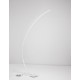 Dimmable Sandy White Aluminium & Acrylic LED 30 Watt 230 Volt 1580Lm 3000K IP20 Cable Length: 245 cm L: 26 W: 94 H: 172 cm 