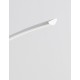 Dimmable Sandy White Aluminium & Acrylic LED 30 Watt 230 Volt 1580Lm 3000K IP20 Cable Length: 245 cm L: 26 W: 94 H: 172 cm 