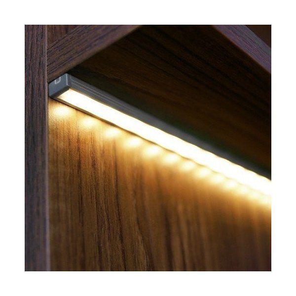 Profile LED Fin 1000mm Alu Anodise