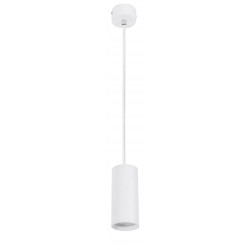 Sandy White Aluminium LED GU10 1x10 Watt IP20 220-240 Volt Bulb Excluded D: 5.6 H1: 20 H2: 120 cm 