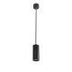 Sandy Black Aluminium LED GU10 1x10 Watt IP20 220-240 Volt Bulb Excluded D: 5.6 H1: 20 H2: 120 cm 