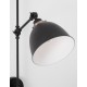 Black & Brass Metal LED E27 1x12 Watt 230 Volt IP20 Bulb Excluded D: 16 W: 27 H: 44 cm Adjustable 