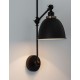 Black & Brass Metal LED E27 1x12 Watt 230 Volt IP20 Bulb Excluded D: 16 W: 27 H: 44 cm Adjustable 