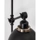 Black & Brass Metal LED E27 1x12 Watt 230 Volt IP20 Bulb Excluded D: 16 W: 27 H: 44 cm Adjustable 