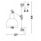 Black & Brass Metal LED E27 1x12 Watt 230 Volt IP20 Bulb Excluded D: 16 W: 27 H: 44 cm Adjustable 
