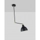 Black & Brass Metal LED E27 1x12 Watt 230 Volt IP20 Bulb Excluded D: 22 H: 95 cm Adjustable Fixed height 