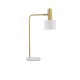 Gold Metal White Metal Shade White Base LED E27 1x12 Watt 230 Volt IP20 Bulb Excluded Cable Length: 180 cm D: 12.5 H: 60 cm 