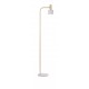 Gold Metal White Metal Shade White Base LED E27 1x12 Watt 230 Volt IP20 Bulb Excluded Cable Length: 170 cm D: 12.5 H: 165 cm 