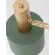 Gold Metal Mint Metal Shade White Base LED E27 1x12 Watt 230 Volt IP20 Bulb Excluded Cable Length: 170 cm D: 12.5 H: 165 cm 